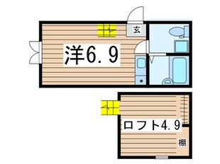 プリマ六番館の物件間取画像